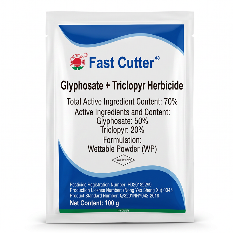 Glyphosate Triclopyr 70% Herbicide for Non-Agricultural Weed Control 100g Systemic Weed Management