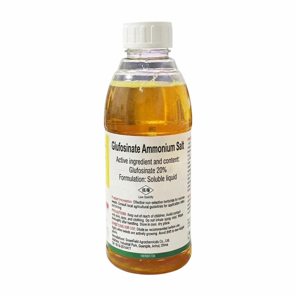 Glufosinate 20% SL Herbicide, Non-Selective Post-Emergence Weed Control for Fields & Orchards