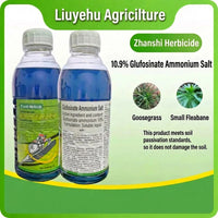 Glufosinate Ammonium 10.9% SL Herbicide, Fast-Acting Non-Selective Weed Killer for Tough Grass & Broadleaf Weeds