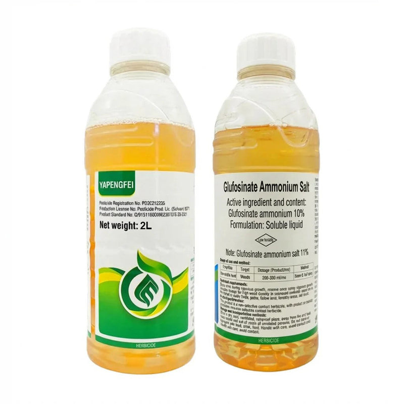 Glufosinate Ammonium 10% SL Herbicide, Fast-Acting Broad Spectrum Weed Killer for Non-Crop Land, Orchards & Tea Gardens
