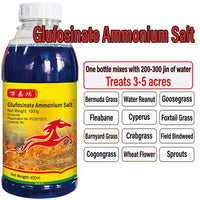 Glufosinate Ammonium 10% SL Herbicide, Fast-Acting Broad Spectrum Weed Killer for Farms & Agricultural Land