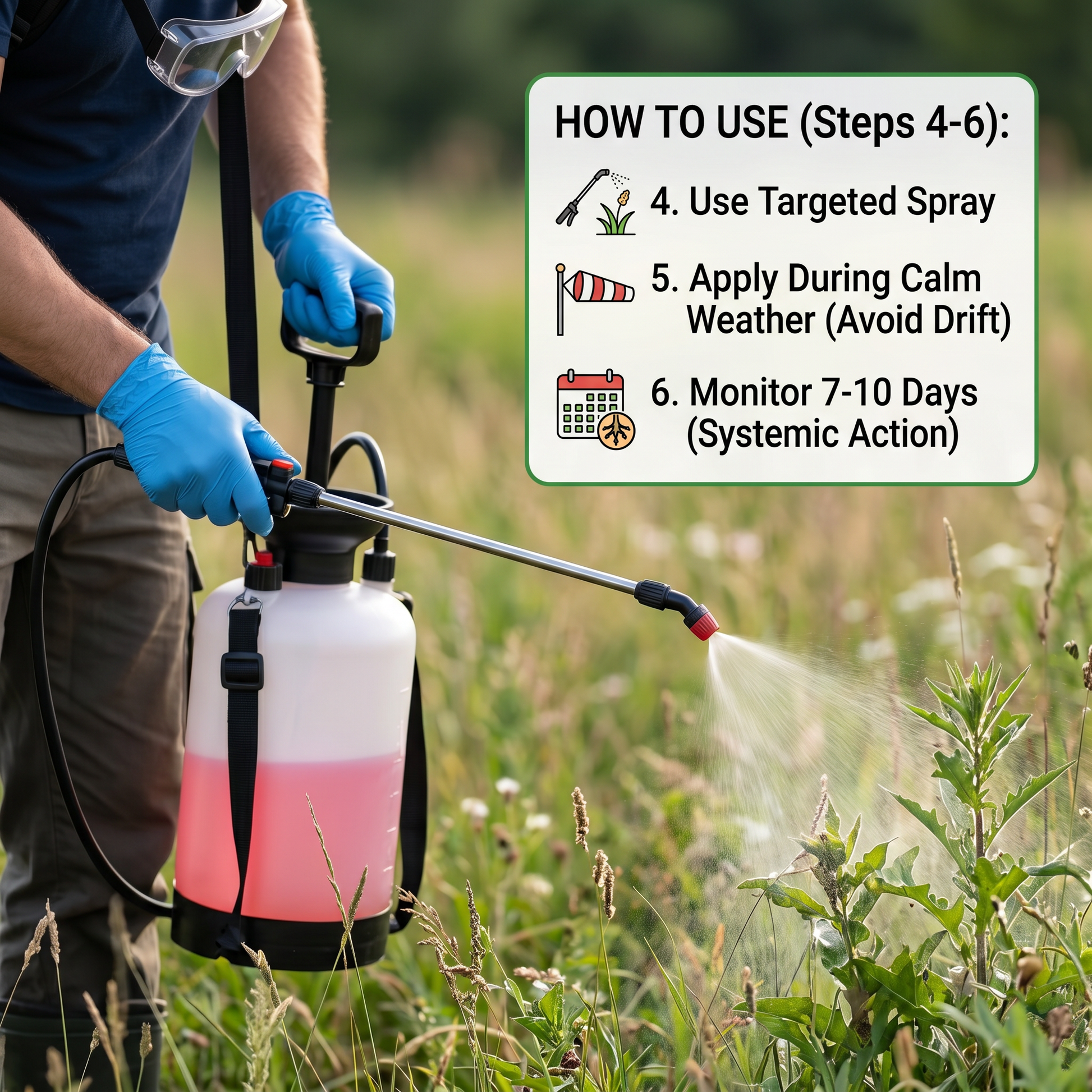 Glyphosate 30% SL Systemic Herbicide Concentrate, Broad-Spectrum Weed Control for Grasses & Broadleaf Weeds