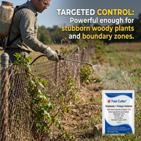 Glyphosate Triclopyr 70% Herbicide for Non-Agricultural Weed Control 100g Systemic Weed Management