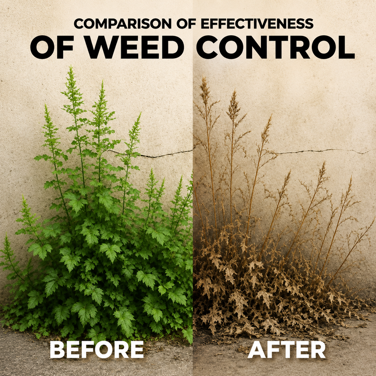 Glyphosate Herbicide Concentrate for Effective Weed Control  Systemic Weed Killer for Agriculture, Garden & Land Care (Yellow)