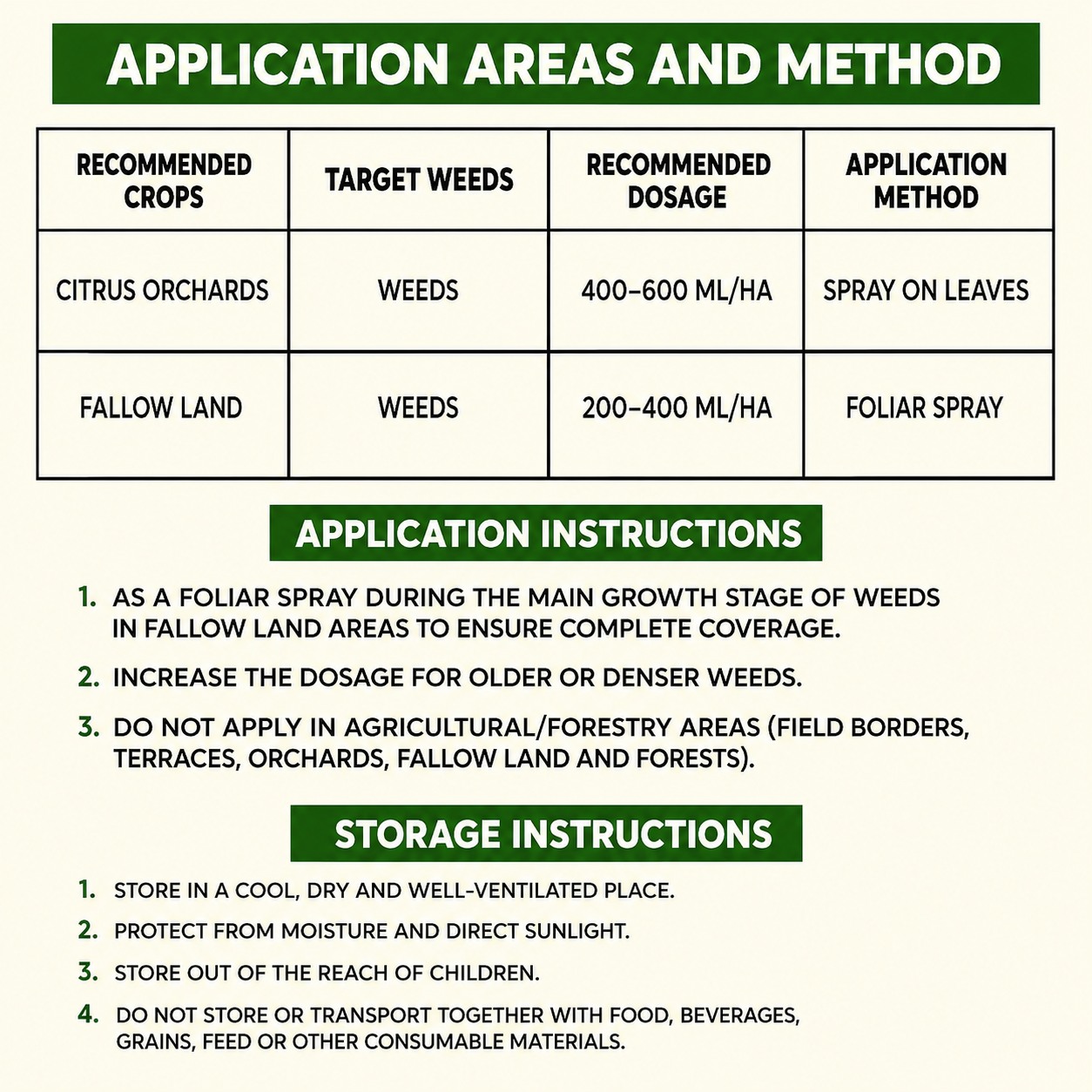 Glyphosate Herbicide Concentrate for Effective Weed Control  Systemic Weed Killer for Agriculture, Garden & Land Care (Yellow)