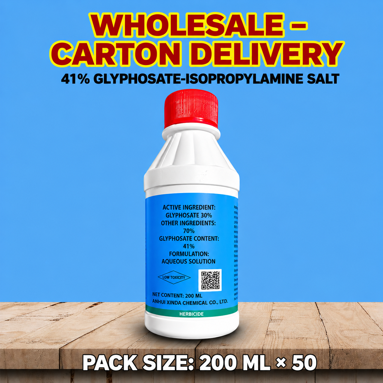 Glyphosate 41% Concentrate – Herbicide for Vegetation Control & Land Maintenance