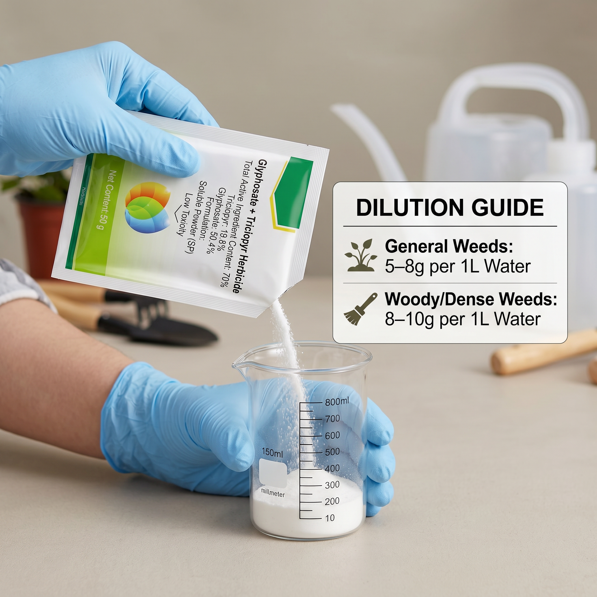 Glyphosate Trichloropyrimidinyl Acid 70% Herbicide for Vine & Shrub Weed Control | Systemic Weed Management