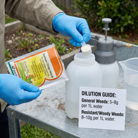 Glyphosate Trichloropyridinyl 60% Herbicide for Vine & Shrub Weed Control 100g | Systemic Weed Management