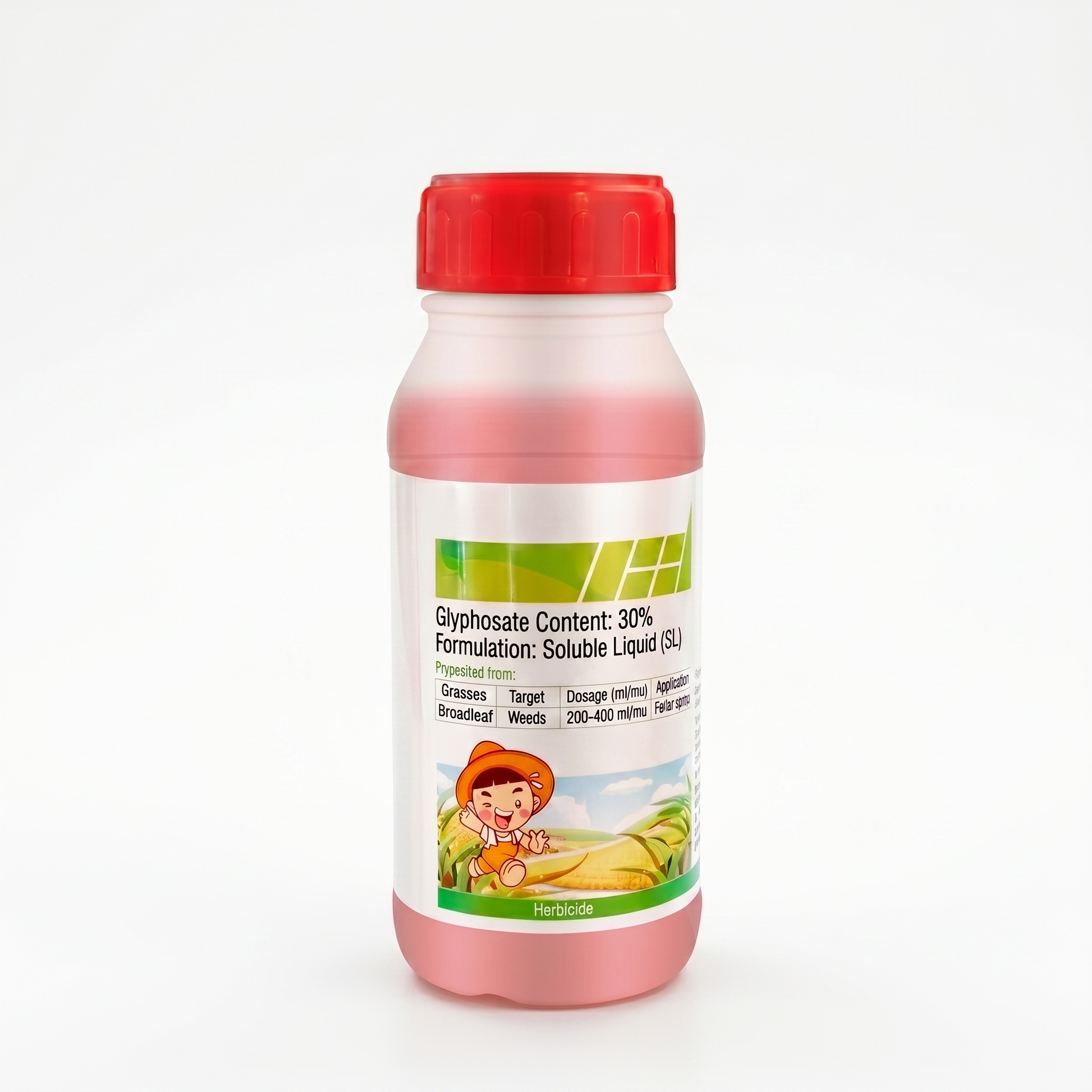 Glyphosate 30% SL Systemic Herbicide Concentrate, Broad-Spectrum Weed Control for Grasses & Broadleaf Weeds