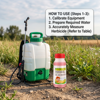 Glyphosate 30% SL Systemic Herbicide Concentrate, Broad-Spectrum Weed Control for Grasses & Broadleaf Weeds