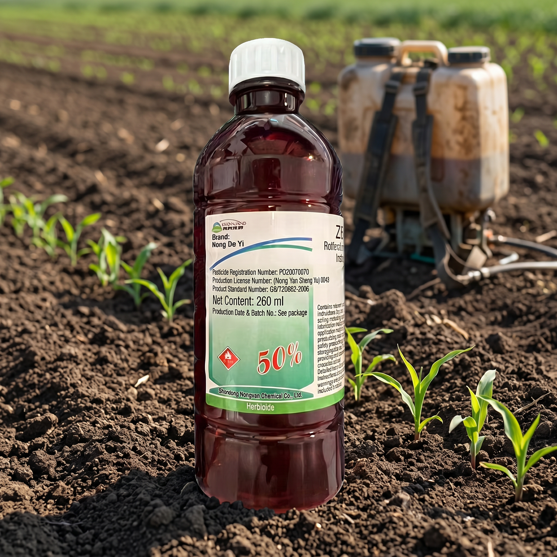 Glyphosate 50% Herbicide for Pre-Germination Weed Control | Systemic Weed Management for Field Crops