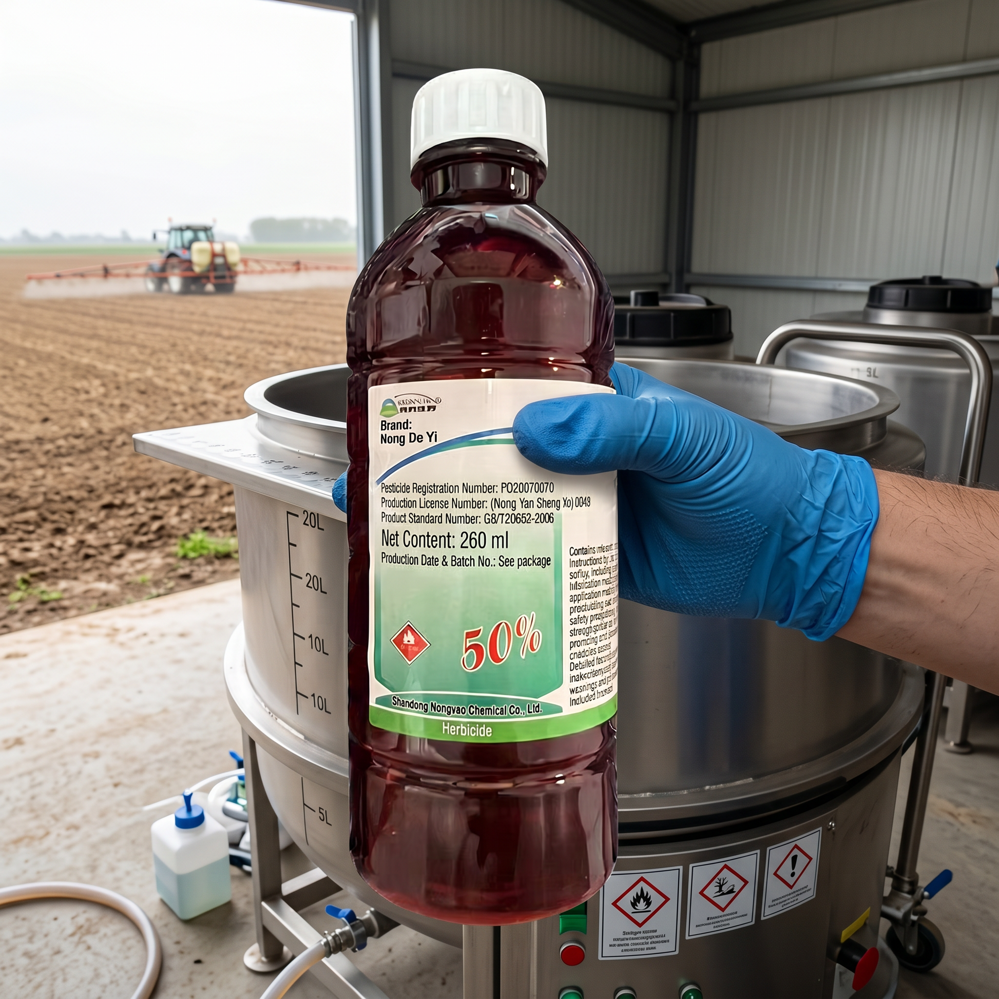 Glyphosate 50% Herbicide for Pre-Germination Weed Control | Systemic Weed Management for Field Crops