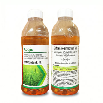Glufosinate Ammonium 20% SL Herbicide, Fast-Acting Post-Emergence Weed Killer for Orchards, Fields & Non-Crop Land