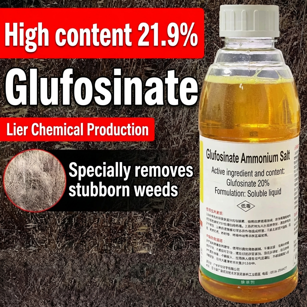 Glufosinate 20% SL Herbicide, Non-Selective Post-Emergence Weed Control for Fields & Orchards